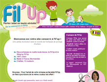 Tablet Screenshot of filup.fr